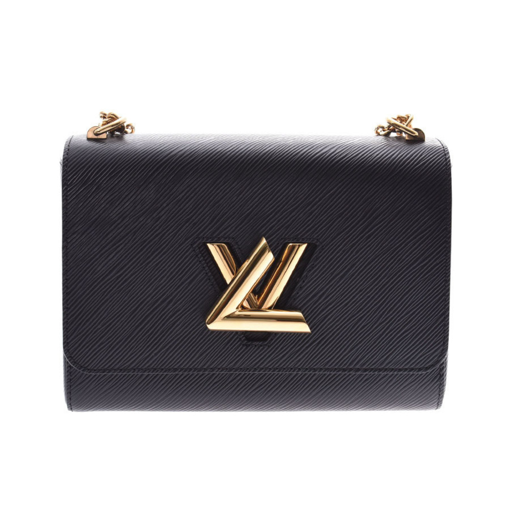 Louis Vuitton Epi Twist Noir Black Leather Chain Shoulder Bag
